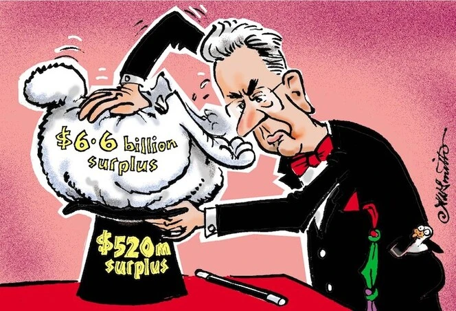 '$6.6 billion surplus'. 6 February, 2005