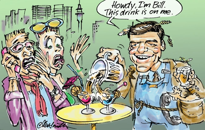 Smith, Ashley W., 1948- :Howdy, I'm Bill. This drink is on me. MG business - mercantile gazette, 30 October 2000.