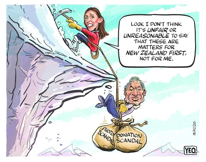 " ..these are matters for NZ First…"