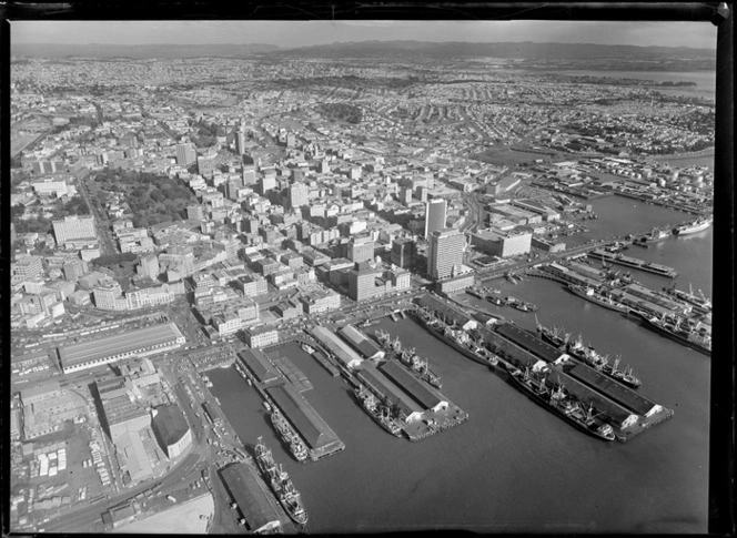 Auckland City wharf area