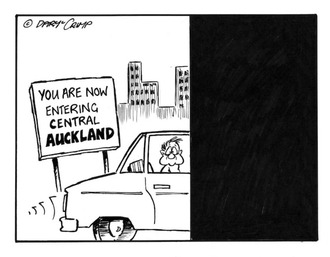 Crimp, Daryl :You are now entering central Auckland. 23 February 1998.