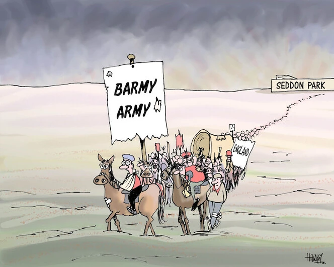 Barmy army. 10 March, 2008