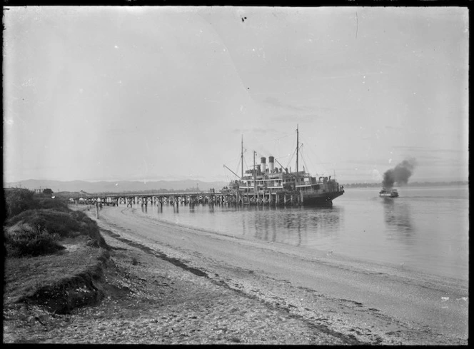 S S Matangi at wharf, Mount Maunganui