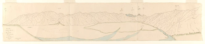 Haast, Johann Franz Julius von, 1822-1887: Havelock Southern Branch of Rangitata from Junction with Northern Branch, Clyde. 13 March 1861