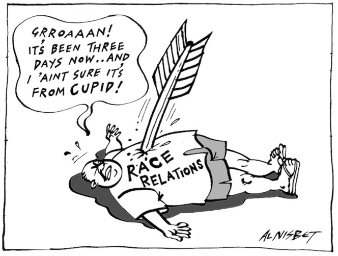 "Grroaaan! It's been three days now... And I ain't sure it's from Cupid!" 17 February, 2004