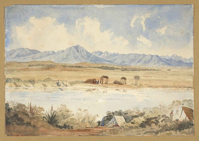 [Weld, Frederick Aloysius] 1823-1891 :Canterbury Plains, Waimakariri [5 December 1850]