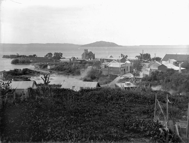 View of Ohinemutu and Lake Rotorua