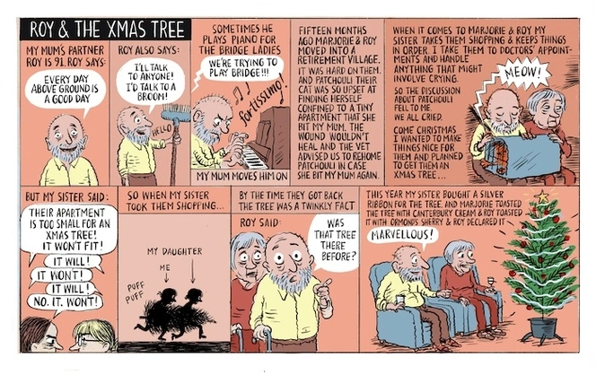 Roy & the Xmas tree