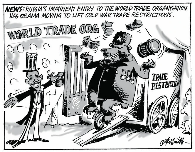 Smith, Ashley W, 1948- : News. Russia's imminent entry to the World Trade Organisation...' 16 November 2011