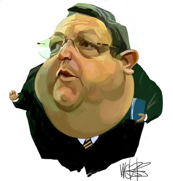 Webb, Murray 1947-:Gerry Brownlee. [ca 9 November 2003]