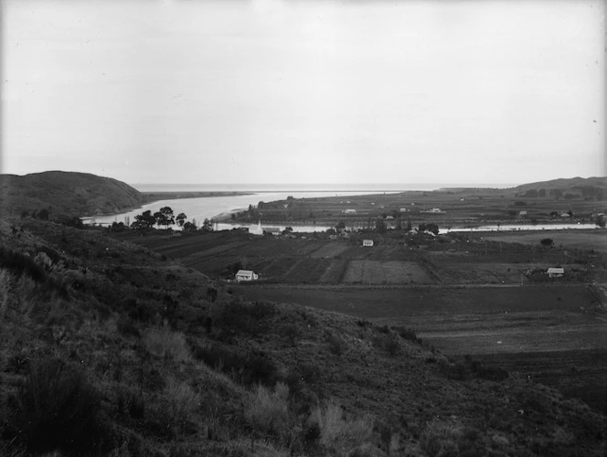 Part 1 of a 2 part panorama overlooking Wairoa