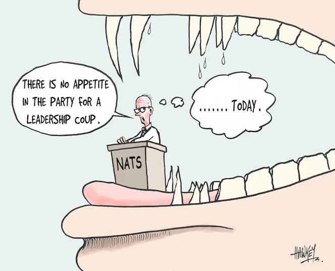 "There is no appetite in the party for a leadership coup......Today." 16 May, 2006