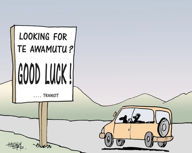 Looking for Te Awamutu! GOOD LUCK! ...Transit. 12 April, 2007