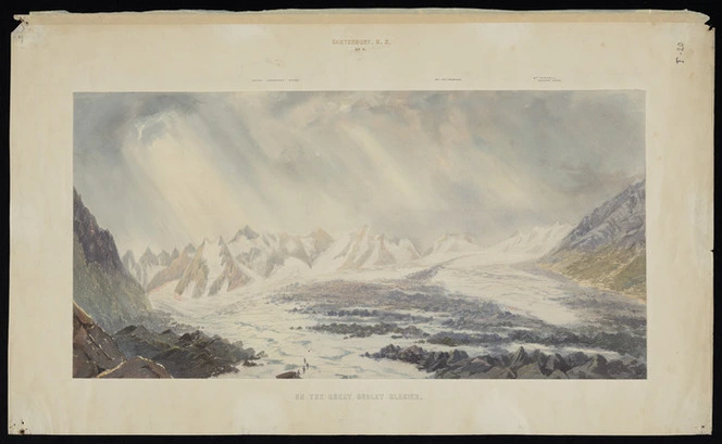 [Gully, John] 1819-1888 :On the great Godley Glacier, no. 5 [1862]