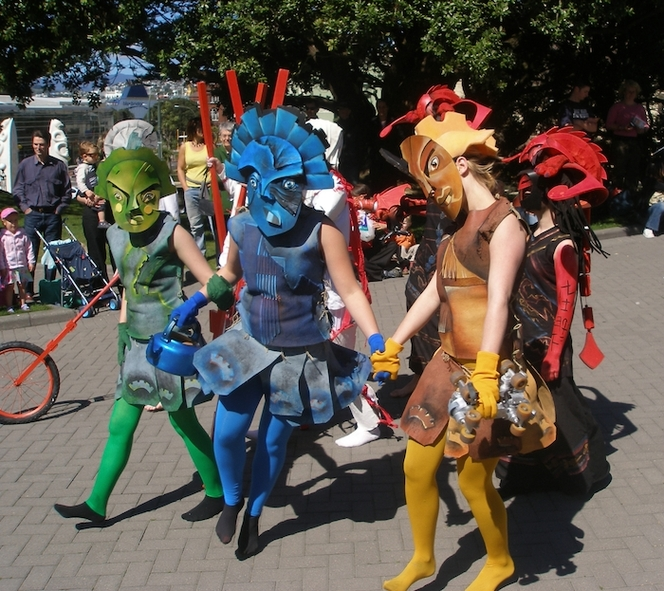 Photographs of World of Wearable Art parade, Wellington