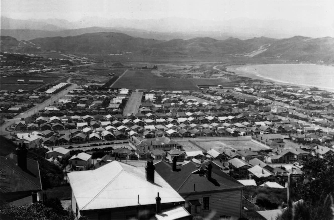 Overlooking Lyall Bay, Wellington