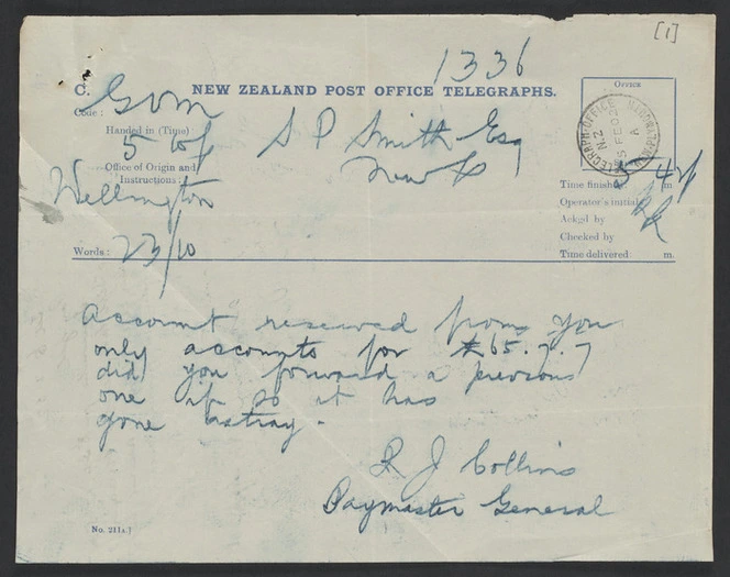 Stephenson Percy Smith - Niue papers