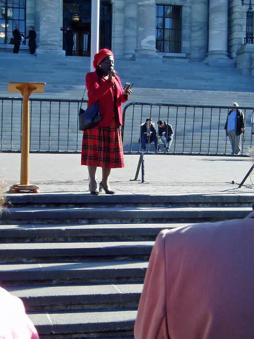 Photographs of an anti-racism demonstration, Wellington