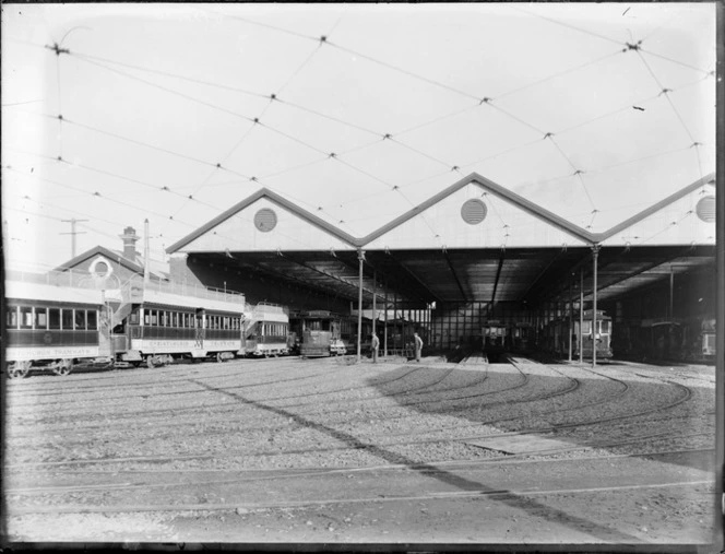 Tram depot, Moorhouse Ave, Christchurch