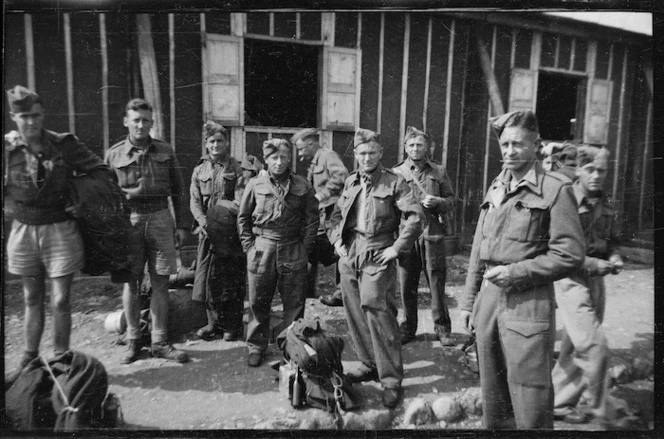 New Zealand prisoners of war in Italian Camp 57 - Photograph taken by Lee Hill