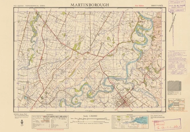 Martinborough [electronic resource] / prepared from official surveys and aerial photographs.