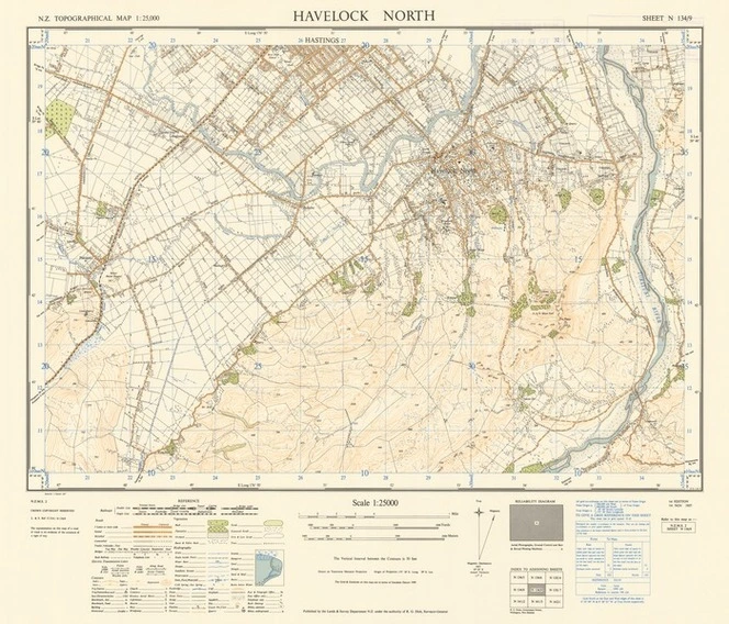 Havelock North [electronic resource] / drawn by J. Hastedt.