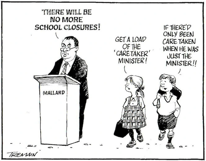 "There will be no more school closures." 29 September, 2005.