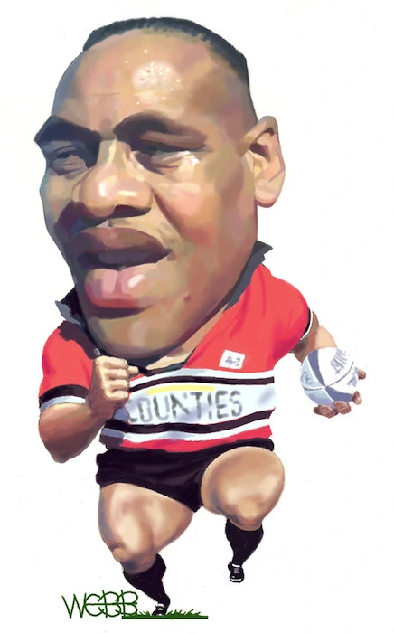 Webb, Murray 1947-:Jonah Lomu (circa 1997-1999).