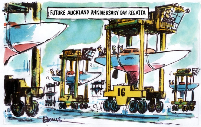 Evans, Malcolm Paul, 1945- :Future Auckland Anniversary Day Regatta. 27 January 2012