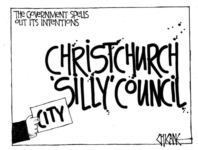 Winter, Mark 1958- :Christchurch 'Silly' Council... 28 January 2012