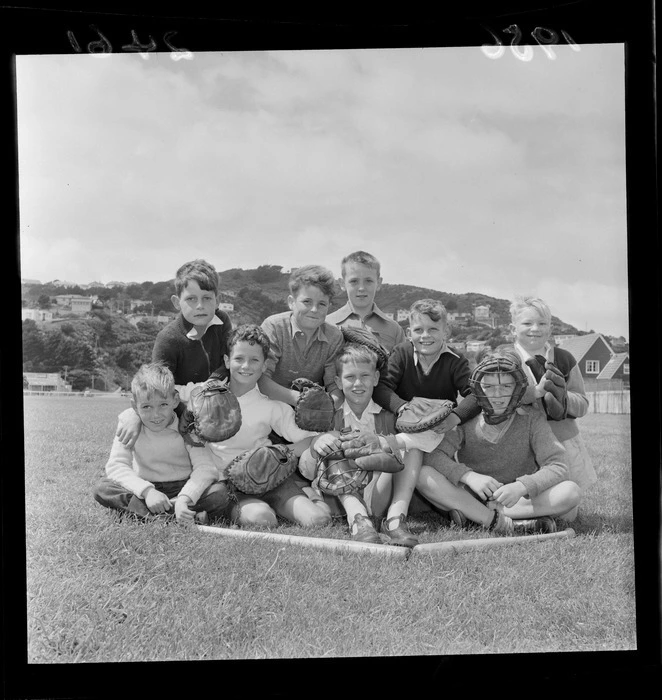 Unidentified team, Baseball Midget Players, [Wellington?]