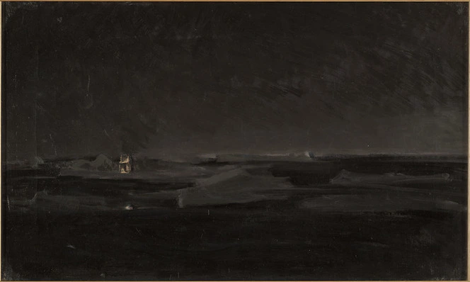 [Marston, George Edward], 1882-1940 :[Night camp Antarctica, ca 1908].