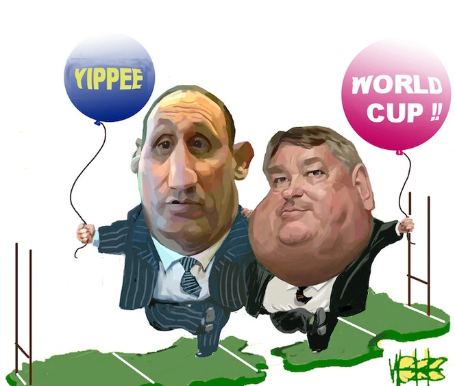 Hobbs and Moller. 'Yippee. World cup'. 18 November, 2005.