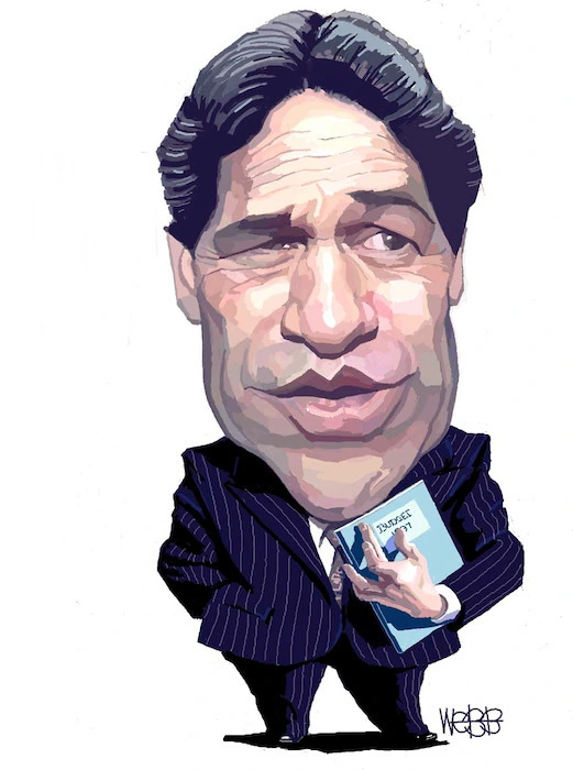 Webb, Murray 1947-:Winston Peters (circa 1997-1999).