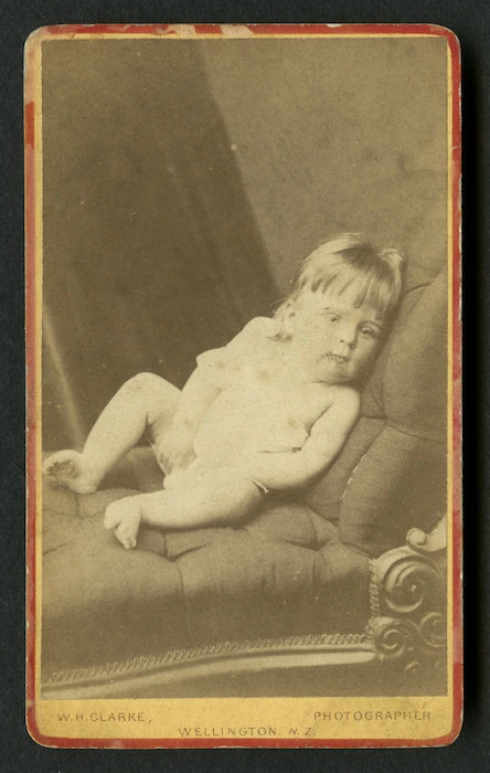Clarke W H fl 1878-1884: Portrait of unidentified child