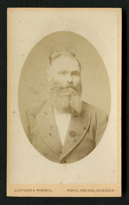 Clifford and Morris fl 1873-1880 : Portrait of unidentified man