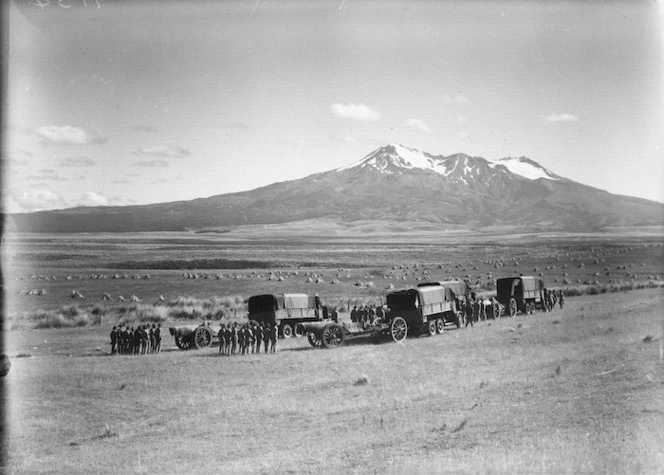 Soldiers training, Waiouru Military Camp