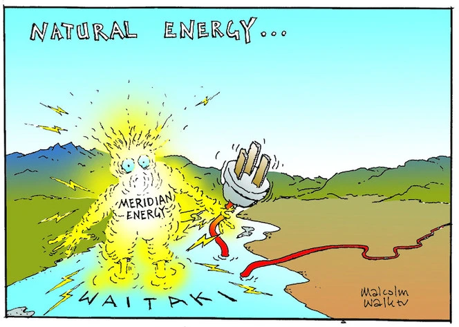 NATURAL ENERGY... Meridian Energy. Waitaki. Sunday News, 2 April 2004