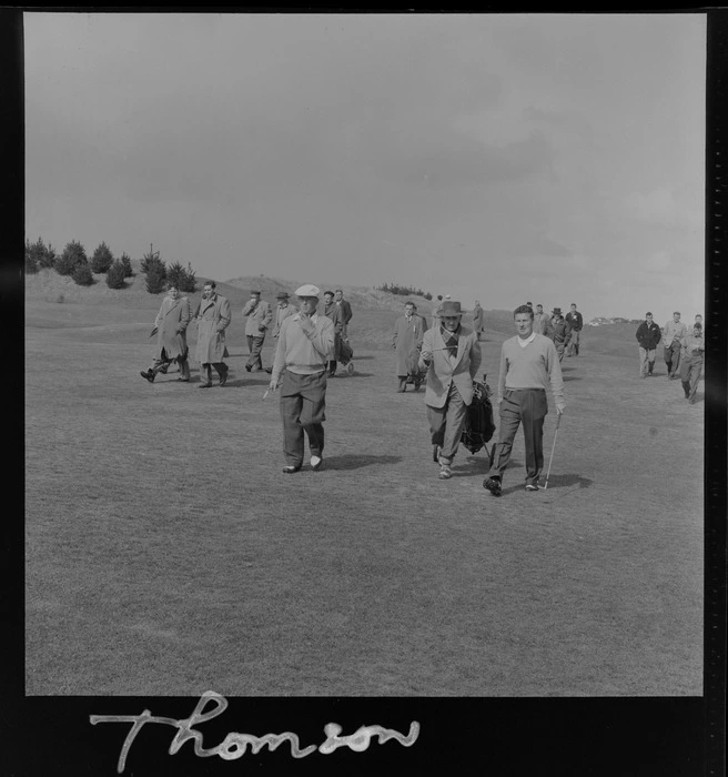 Unidentified people at Caltex Golf Tournament