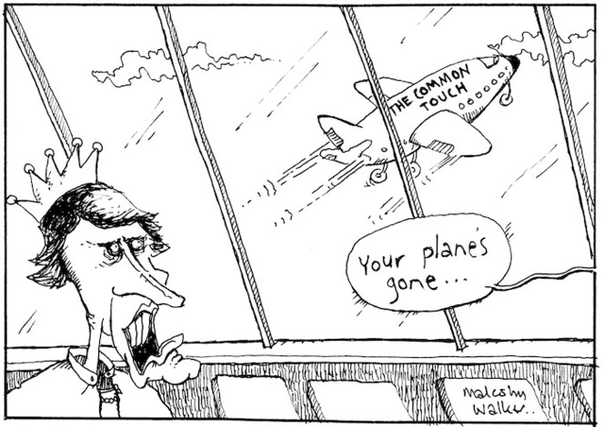 THE COMMON TOUCH. "Your plane's gone..." Sunday News, 2 September 2005