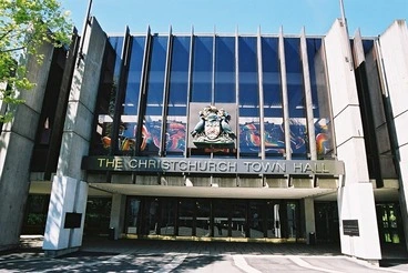 Image: Main Entrance, Christchurch Town Hall