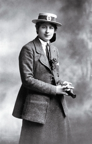 Image: Mounted photograph by Standish and Preece of Ngaio Marsh (school prefect) in her St. Margaret's College school uniform