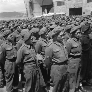 Image: Return of the Maori Battalion from service in World War II