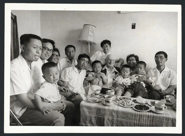 Image: Rewi Alley with his Chinese family