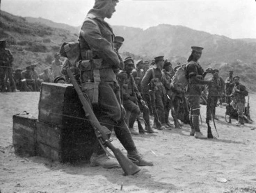 Image: Maori Contingent, No 1 Outpost, Gallipoli, Turkey