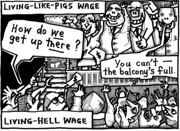 Image: Doyle, Martin, 1956- :Living wages. 8 November 2013