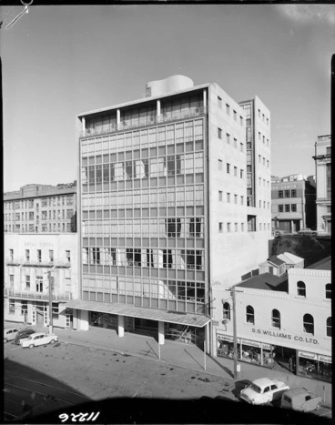 Image: Lambton Quay, Wellington, showing Massey House