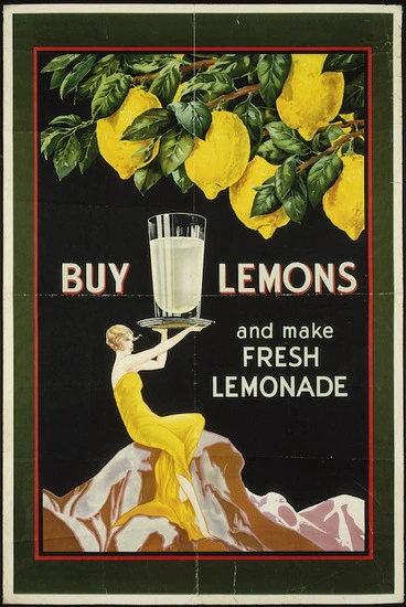 Image: [Moran, Joseph Bruno], 1874?-1952 :Buy lemons and make fresh lemonade. [1920s].