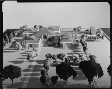 Image: Model of unidentified housing complex