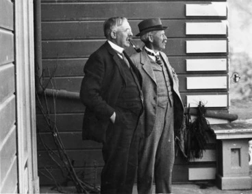 Image: Ernest Rutherford and Thomas Hill Easterfield